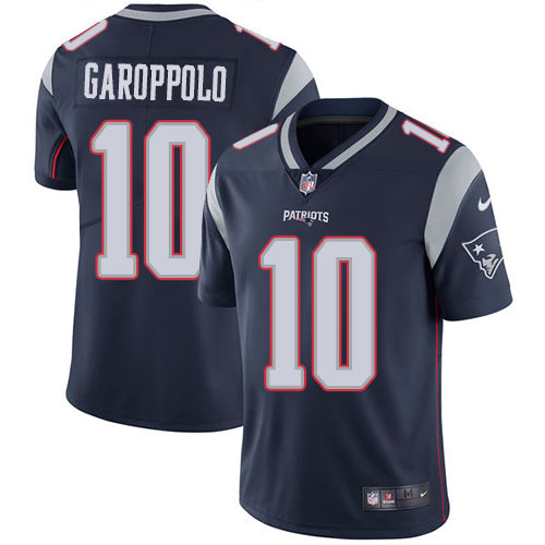 Nike New England Patriots 10 Jimmy Garoppolo Navy Blue Team Color Mens Stitched Nfl Vapor Untouchable Limited Jersey