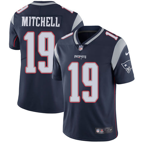 Nike New England Patriots 19 Malcolm Mitchell Navy Blue Team Color Mens Stitched Nfl Vapor Untouchable Limited Jersey