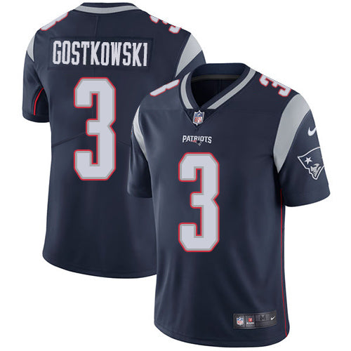 Nike New England Patriots 3 Stephen Gostkowski Navy Blue Team Color Mens Stitched Nfl Vapor Untouchable Limited Jersey