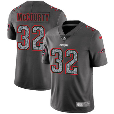 Nike New England Patriots 32 Devin Mccourty Gray Static Mens Nfl Vapor Untouchable Game Jersey
