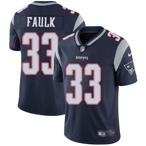 Nike New England Patriots 33 Kevin Faulk Navy Blue Team Color Mens Stitched Nfl Vapor Untouchable Limited Jersey