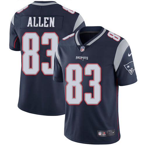 Nike New England Patriots 83 Dwayne Allen Navy Blue Team Color Mens Stitched Nfl Vapor Untouchable Limited Jersey