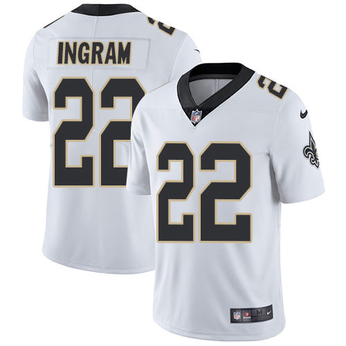 Nike New Orleans Saints 22 Mark Ingram White Mens Stitched Nfl Vapor Untouchable Limited Jersey
