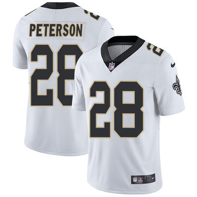 Nike New Orleans Saints 28 Adrian Peterson White Mens Stitched Nfl Vapor Untouchable Limited Jersey
