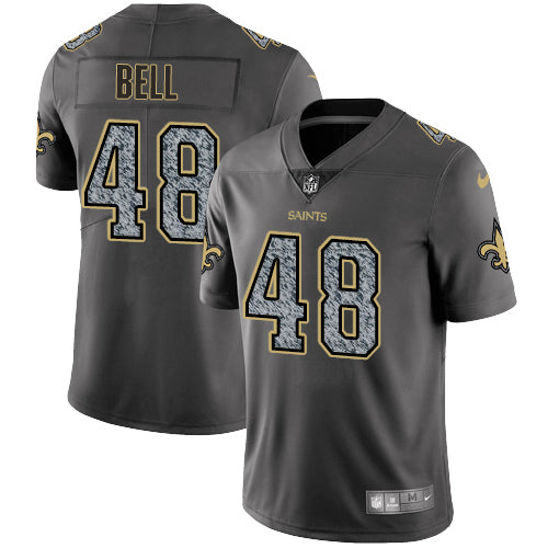 Nike New Orleans Saints 48 Vonn Bell Gray Static Mens Nfl Vapor Untouchable Game Jersey