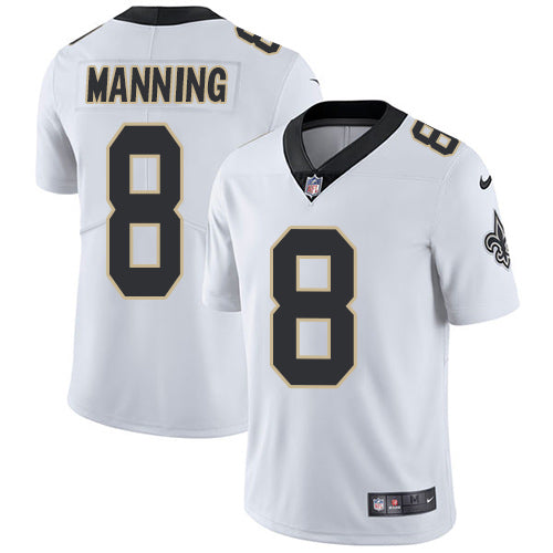 Nike New Orleans Saints 8 Archie Manning White Mens Stitched Nfl Vapor Untouchable Limited Jersey