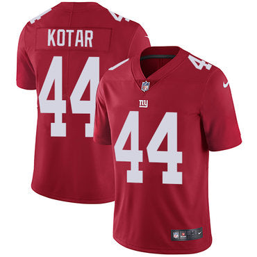 Nike New York Giants 44 Doug Kotar Red Alternate Mens Stitched Nfl Vapor Untouchable Limited Jersey