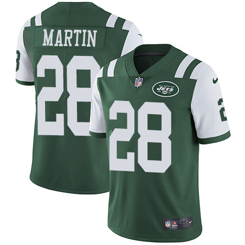 Nike New York Jets 28 Curtis Martin Green Team Color Mens Stitched Nfl Vapor Untouchable Limited Jersey