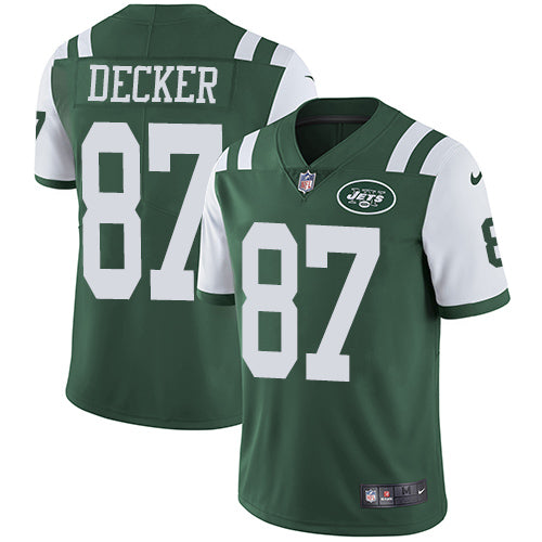 Nike New York Jets 87 Eric Decker Green Team Color Mens Stitched Nfl Vapor Untouchable Limited Jersey