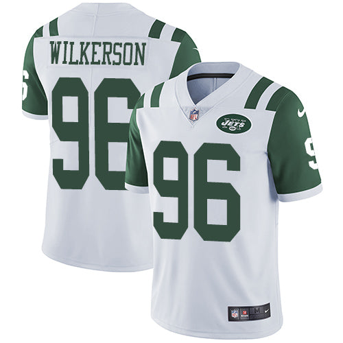 Nike New York Jets 96 Muhammad Wilkerson White Mens Stitched Nfl Vapor Untouchable Limited Jersey