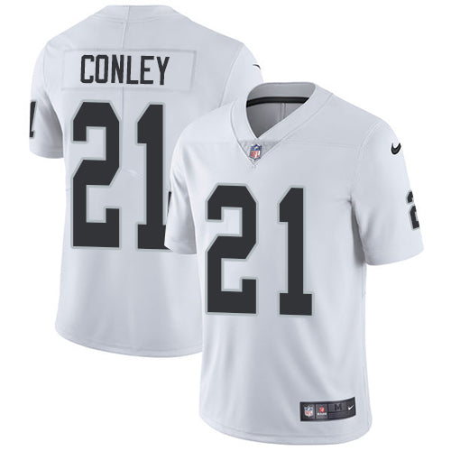 Nike Oakland Raiders 21 Gareon Conley White Mens Stitched Nfl Vapor Untouchable Limited Jersey