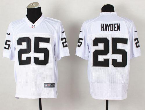 Nike Oakland Raiders 25 Djhayden White Mens Stitched Nfl Vapor Untouchable Limited Jersey