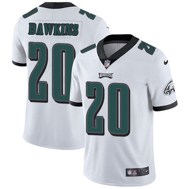 Nike Philadelphia Eagles 20 Brian Dawkins White Mens Stitched Nfl Vapor Untouchable Limited Jersey