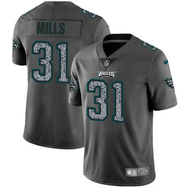 Nike Philadelphia Eagles 31 Jalen Mills Gray Static Mens Nfl Vapor Untouchable Game Jersey