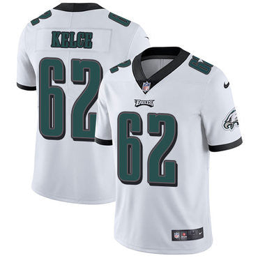 Nike Philadelphia Eagles 62 Jason Kelce White Mens Stitched Nfl Vapor Untouchable Limited Jersey
