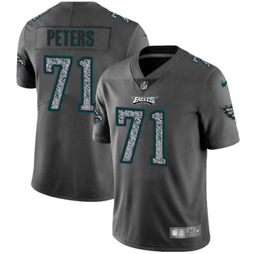 Nike Philadelphia Eagles 71 Jason Peters Gray Static Mens Nfl Vapor Untouchable Game Jersey