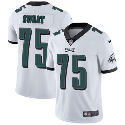 Nike Philadelphia Eagles 75 Josh Sweat White Mens Stitched Nfl Vapor Untouchable Limited Jersey