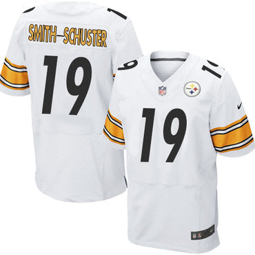 Nike Pittsburgh Steelers 19 Juju Smith schuster White Mens Stitched Nfl Elite Jersey