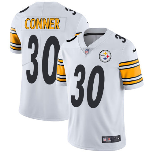 Nike Pittsburgh Steelers 30 James Conner White Mens Stitched Nfl Vapor Untouchable Limited Jersey