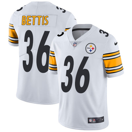 Nike Pittsburgh Steelers 36 Jerome Bettis White Mens Stitched Nfl Vapor Untouchable Limited Jersey