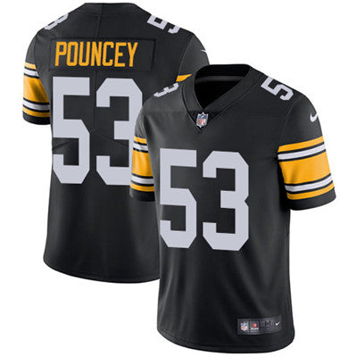 Nike Pittsburgh Steelers 53 Maurkice Pouncey Black Alternate Mens Stitched Nfl Vapor Untouchable Limited Jersey