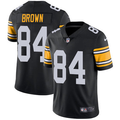 Nike Pittsburgh Steelers 84 Antonio Brown Black Alternate Mens Stitched Nfl Vapor Untouchable Limited Jersey