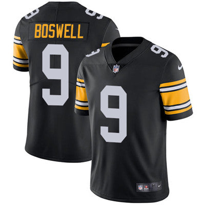 Nike Pittsburgh Steelers 9 Chris Boswell Black Alternate Mens Stitched Nfl Vapor Untouchable Limited Jersey