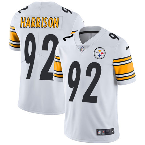 Nike Pittsburgh Steelers 92 James Harrison White Mens Stitched Nfl Vapor Untouchable Limited Jersey