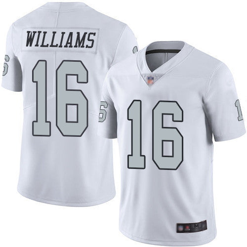 Nike Raiders 16 Tyrell Williams White Mens Stitched Nfl Limited Rush Jersey