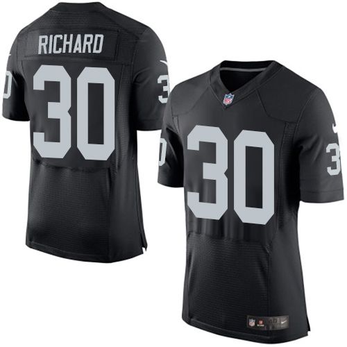 Nike Raiders 30 Jalen Richard Black Team Color Mens Stitched Nfl New Elite Jersey