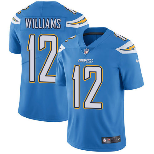 Nike San Diego Chargers 12 Mike Williams Electric Blue Alternate Mens Stitched Nfl Vapor Untouchable Limited Jersey