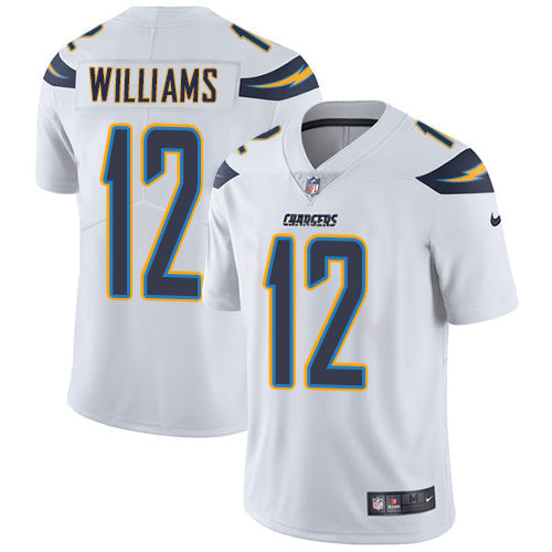 Nike San Diego Chargers 12 Mike Williams White Mens Stitched Nfl Vapor Untouchable Limited Jersey