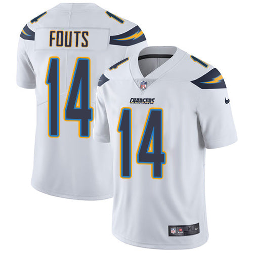 Nike San Diego Chargers 14 Dan Fouts White Mens Stitched Nfl Vapor Untouchable Limited Jersey