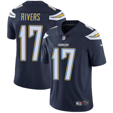 Nike San Diego Chargers 17 Philip Rivers Navy Blue Team Color Mens Stitched Nfl Vapor Untouchable Limited Jersey