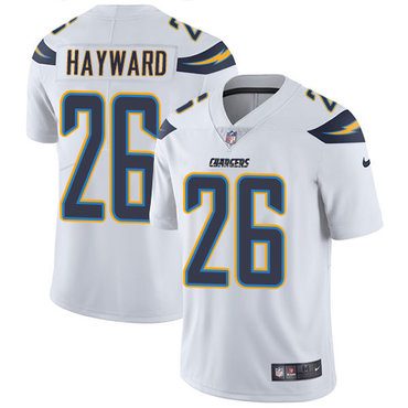 Nike San Diego Chargers 26 Casey Hayward White Mens Stitched Nfl Vapor Untouchable Limited Jersey