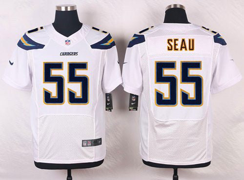 Nike San Diego Chargers 55 Junior Seau White Mens Stitched Nfl New Elite Jersey