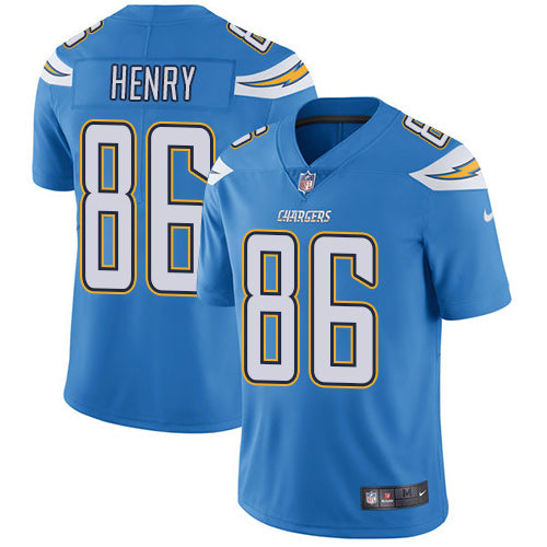 Nike San Diego Chargers 86 Hunter Henry Electric Blue Alternate Mens Stitched Nfl Vapor Untouchable Limited Jersey