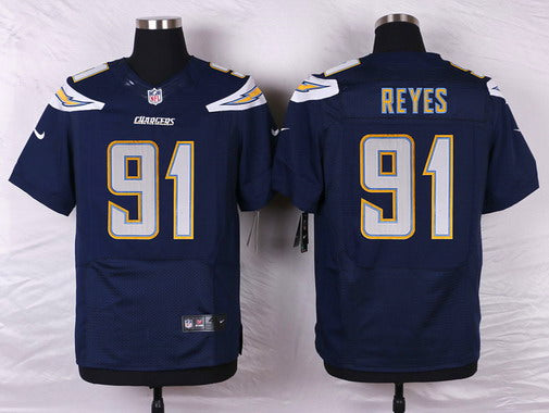 Nike San Diego Chargers 91 Kendall Reyes Navy Blue Team Color Nfl Nike Elite Jersey