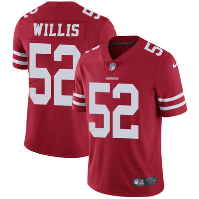 Nike San Francisco 49ers 52 Patrick Willis Red Team Color Mens Stitched Nfl Vapor Untouchable Limited Jersey