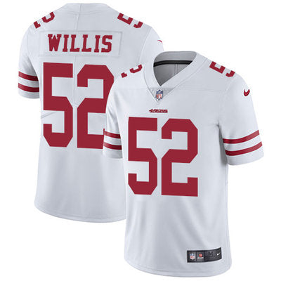 Nike San Francisco 49ers 52 Patrick Willis White Mens Stitched Nfl Vapor Untouchable Limited Jersey