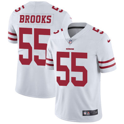Nike San Francisco 49ers 55 Ahmad Brooks White Mens Stitched Nfl Vapor Untouchable Limited Jersey