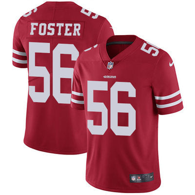 Nike San Francisco 49ers 56 Reuben Foster Red Team Color Mens Stitched Nfl Vapor Untouchable Limited Jersey