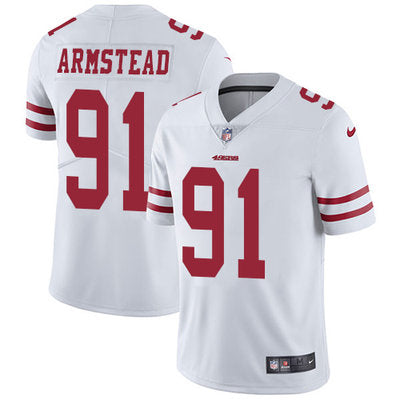 Nike San Francisco 49ers 91 Arik Armstead White Mens Stitched Nfl Vapor Untouchable Limited Jersey