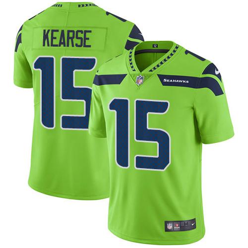 Nike Seattle Seahawks 15 Jermaine Kearse Green Mens Stitched Nfl Limited Rush Jersey