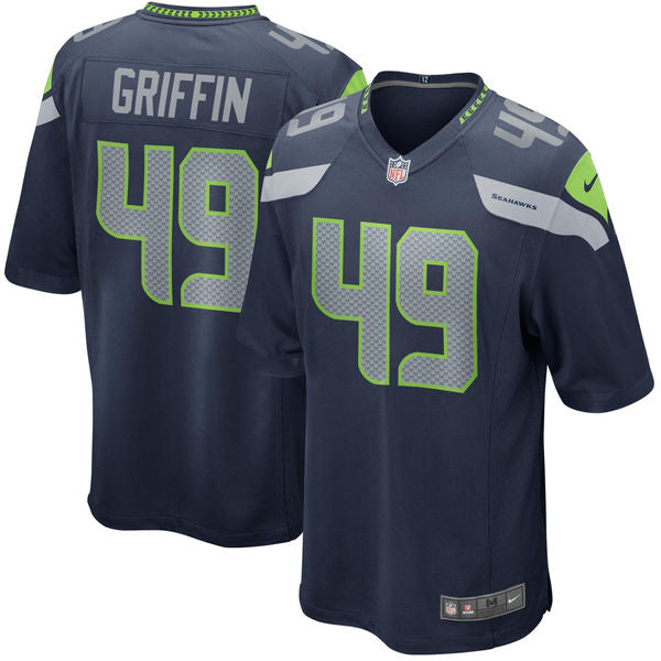 Nike Seattle Seahawks 49 Shaquem Griffin Navy 2018 Nfl Draft Pick Elite Jersey