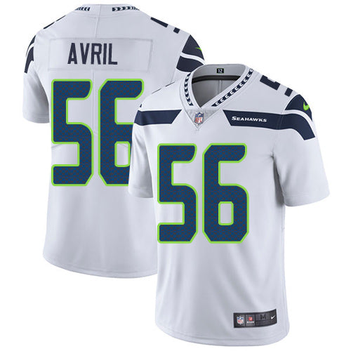 Nike Seattle Seahawks 56 Cliff Avril White Mens Stitched Nfl Vapor Untouchable Limited Jersey