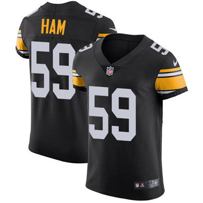 Nike Steelers 59 Jack Ham Black Alternate Mens Stitched Nfl Vapor Untouchable Elite Jersey