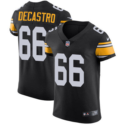 Nike Steelers 66 David Decastro Black Alternate Mens Stitched Nfl Vapor Untouchable Elite Jersey