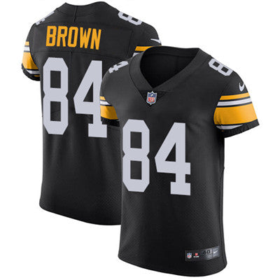 Nike Steelers 84 Antonio Brown Black Alternate Mens Stitched Nfl Vapor Untouchable Elite Jersey