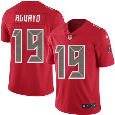 Nike Tampa Bay Buccaneers 19 Roberto Aguayo Red Mens Stitched Nfl Limited Rush Jersey
